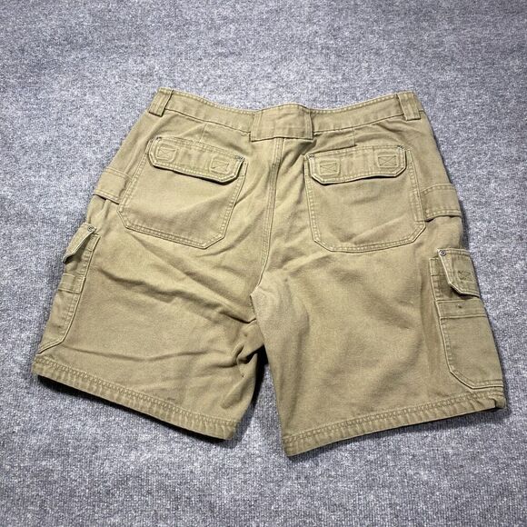 Duluth Trading Cargo Shorts Mens 42 Green - Picture 2 of 8
